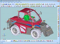 Rozpracované vozidlo v 3D