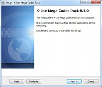 K-lite Mega Codec Pack - instalace