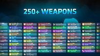 250+ zbraní