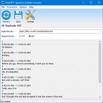 Speech to Subtitle Converter